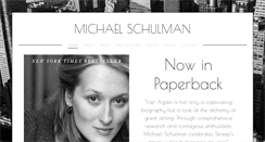 Desktop Screenshot of michael-schulman.com